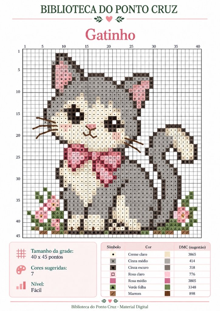 Gatinho Floral